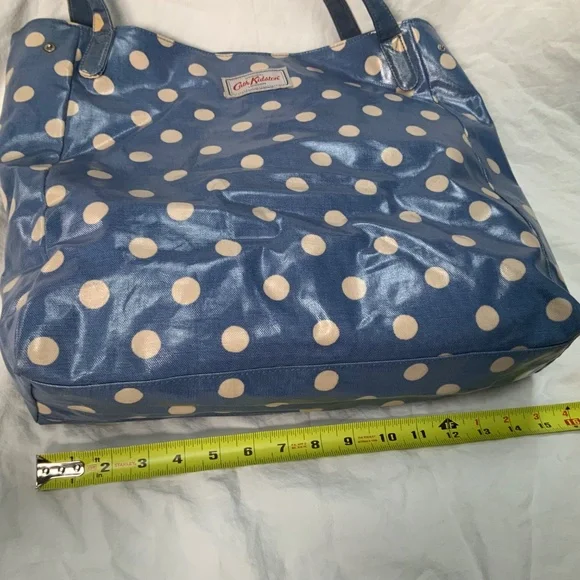 Cath Kidston Blue Polka Dot Tote Bag - Picture 4 of 9